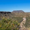 Again at the observation point. Novamente no ponto de observação. : Big Bend Ranch State Park, Cinco Tinajas