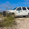 The vehicle our park guide used with us. O veículo usado pelo nosso guia. : Big Bend Ranch State Park