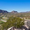 The Rio Grande divides Mexico (on the left) and the USA. O Rio Grande separa o México (à esquerda) e os EUA. : Big Bend Ranch State Park