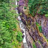 Gorge Overlook trail. Trilha do desfiladeiro.