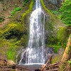 Marymere Falls. Cataratas Marymere.