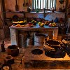 A typical farm kitchen from the past. It actually reminded me exactly of my aunt's kitchen and her home, where we spent our summers when we were children. Uma cozinha típica do passado. Essa me lembrou muito da cozinha da minha tia, na fazenda onde passávamos nossas férias quando crianças. : Fortaleza, Museu da Cachaça